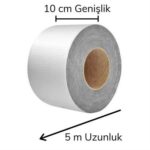 Buffer Yüksek Sıcaklık Dayanan Su Geçirmez Çatı Boru Duvar Çatlak Yapışkan Bant Folyo 5 mt x 10 cm 3 buffer yuksek sicaklik dayanan su geci bc0b33